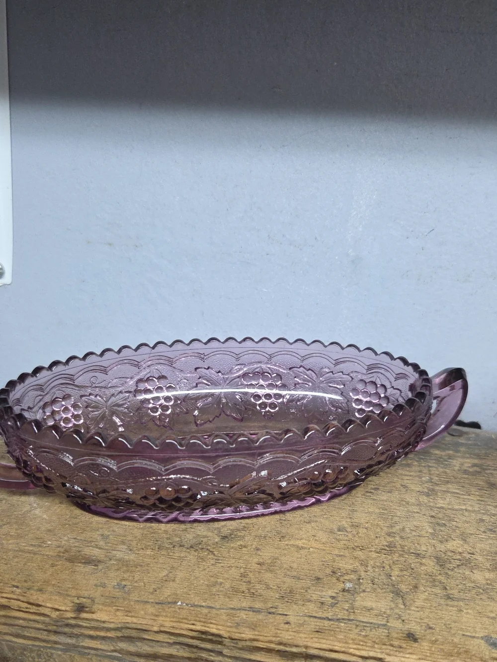 Vintage Indiana Glass Amethyst Purple Dish Set - 
